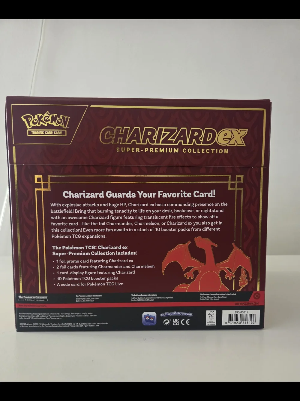 Pokemon TCG: Charizard ex Super-Premium Collection Kit Promo Box English